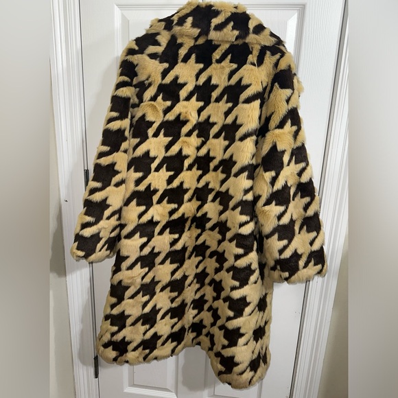 Marc Ecko Industrial faux fur and leather jacket. Size L. Mid length. - Picture 4 of 16